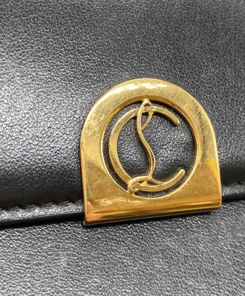 Christian Louboutin（クリスチャン・ルブタン）Christian Louboutin (クリスチャン・ルブタン) ELISA 3つ折り財布 ブラックの古着・服飾アイテム