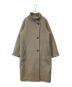 La TOTALITE（ラ ト―タリテ）の古着「ウールナイロン スタンドカラーコート　22020140888040」｜ベージュ