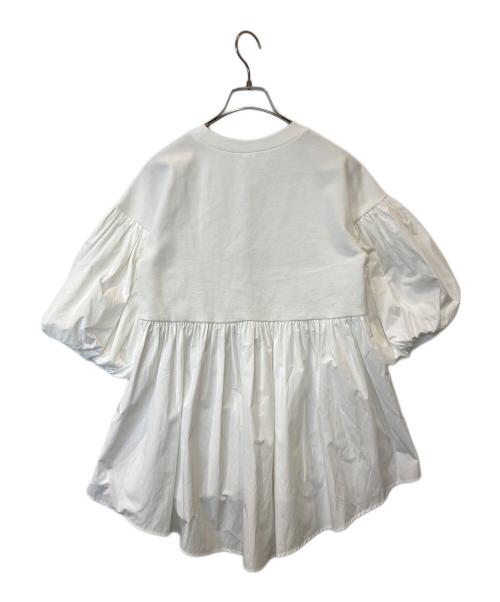 La boutique BonBon（ラブティックボンボン）La boutique BonBon (ラブティックボンボン) バルーンスリーブチュニックブラウス　LBZ1031304A0005 ホワイト サイズ:FREEの古着・服飾アイテム