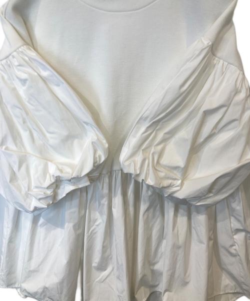 La boutique BonBon（ラブティックボンボン）La boutique BonBon (ラブティックボンボン) バルーンスリーブチュニックブラウス　LBZ1031304A0005 ホワイト サイズ:FREEの古着・服飾アイテム