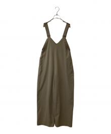 BLACK by moussy（ブラックバイマウジー）の古着「v design all in one 070GS033-0490-1 オールインワン」｜ブラウン