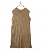 BLACK by moussyブラックバイマウジー）の古着「2way one piece　070GS033-0340」｜ベージュ