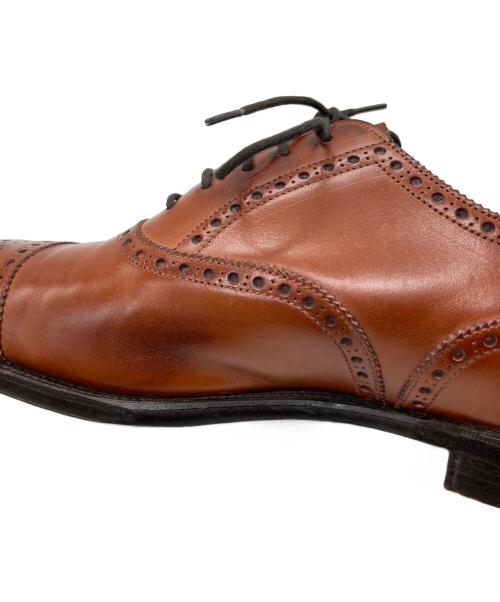 Edward Green（エドワードグリーン）Edward Green (エドワードグリーン) カドガンセミブローグシューズ 28061 ブラウン サイズ: 7 7 1/2 E ラスト:202の古着・服飾アイテム