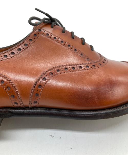 Edward Green（エドワードグリーン）Edward Green (エドワードグリーン) カドガンセミブローグシューズ 28061 ブラウン サイズ: 7 7 1/2 E ラスト:202の古着・服飾アイテム