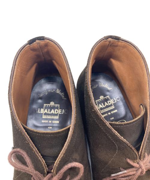 ALBALADEJO（アルバラデホ）Albaladejo (アルバラデホ) チャッカーブーツ ブラウン サイズ:8の古着・服飾アイテム