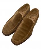 Santoni×BEAMS Fサントーニ×ビームスエフ）の古着「スウェードローファー」｜ブラウン