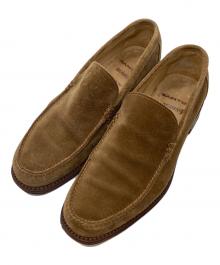 Santoni×BEAMS F（サントーニ×ビームスエフ）の古着「スウェードローファー」｜ブラウン