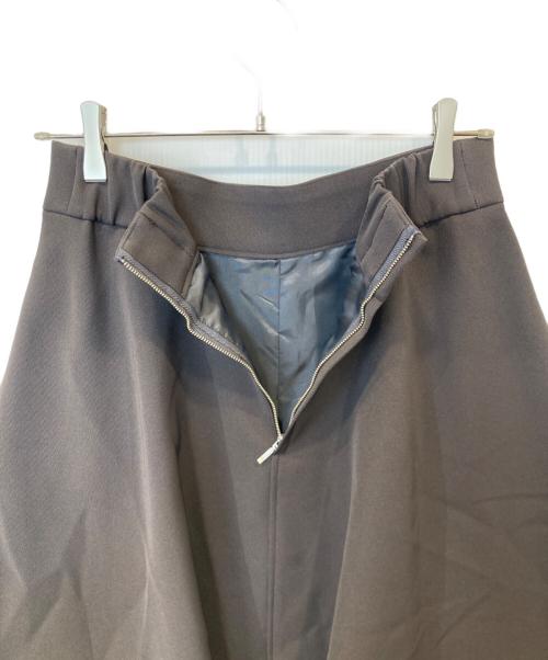 BABYLONE（バビロン）BABYLONE (バビロン) バルキーツイルフレアスカート　2460010661 ブラウン サイズ:38の古着・服飾アイテム