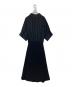 styling/ (スタイリング) スタンドカラードッキングワンピース ブラック サイズ:1：3500円
