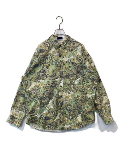 CHAPS RALPH LAUREN（チャップス ラルフローレン）CHAPS RALPH LAUREN (チャップス ラルフローレン) 総柄シャツ ベージュ サイズ:Lの古着・服飾アイテム