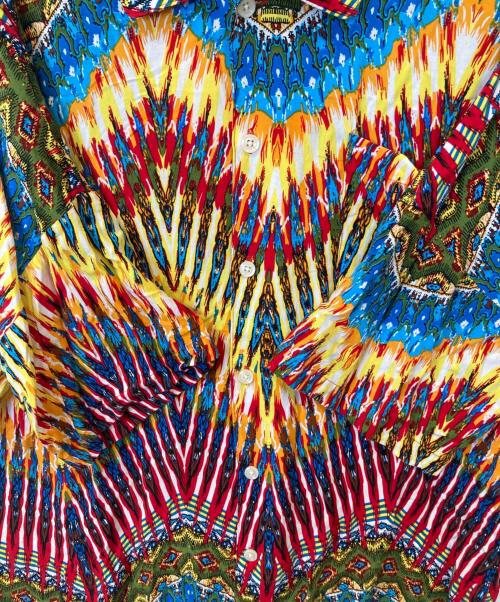 ALDIES（アールディーズ）ALDIES (アールディーズ) 総柄シャツ マルチカラー サイズ:Sの古着・服飾アイテム