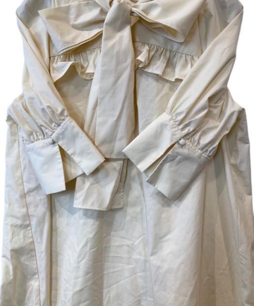 furfur（ファーファー）furfur (ファーファー) ボウタイチュニックブラウス RWFT232014 イエロー サイズ:FREEの古着・服飾アイテム