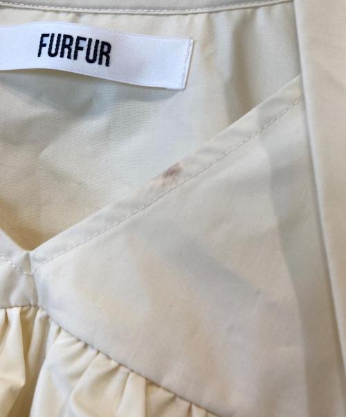furfur（ファーファー）furfur (ファーファー) ボウタイチュニックブラウス RWFT232014 イエロー サイズ:FREEの古着・服飾アイテム