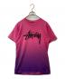 stussy（ステューシー）の古着「Tシャツ」｜ピンク