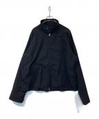 UNUSEDアンユーズド）の古着「スイングトップジャケット US1742」｜ブラック