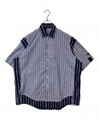 N.HOOLYWOODエヌ ハリウッド）の古着「HALF SLEEVE SHIRT　2221-SH53-018」｜ブルー