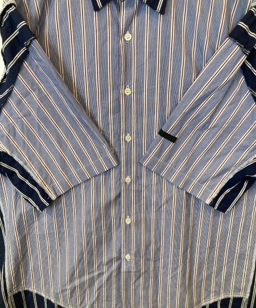 N.HOOLYWOOD（エヌ ハリウッド）N.HOOLYWOOD (エヌ ハリウッド) HALF SLEEVE SHIRT　2221-SH53-018 ブルー サイズ:36の古着・服飾アイテム