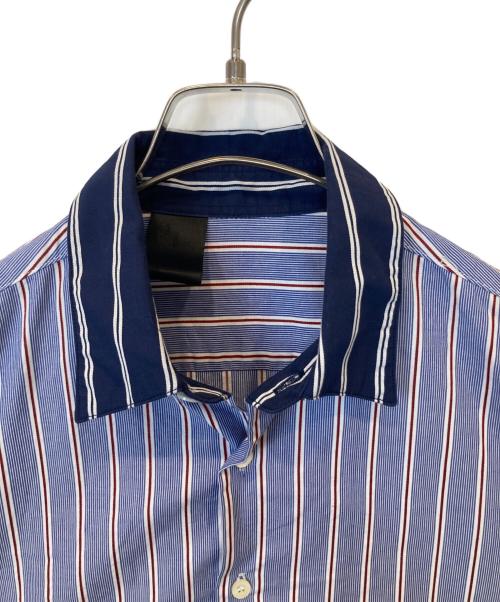 N.HOOLYWOOD（エヌ ハリウッド）N.HOOLYWOOD (エヌ ハリウッド) HALF SLEEVE SHIRT　2221-SH53-018 ブルー サイズ:36の古着・服飾アイテム