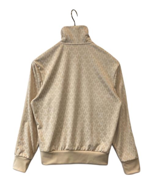 adidas（アディダス）adidas (アディダス) グラフィック モノグラム トラックジャケット HZ4154 ベージュ サイズ:Lの古着・服飾アイテム