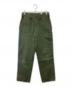 MILITARYミリタリー）の古着「カーゴパンツ」｜グリーン