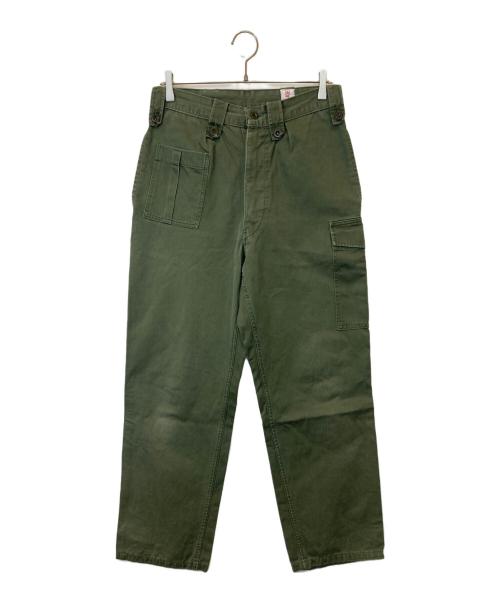 MILITARY（ミリタリー）MILITARY (ミリタリー) カーゴパンツ グリーン サイズ:4DEの古着・服飾アイテム