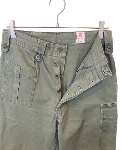 MILITARY（ミリタリー）MILITARY (ミリタリー) カーゴパンツ グリーン サイズ:4DEの古着・服飾アイテム