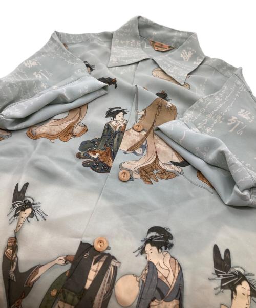 Sun Surf（サンサーフ）Sun Surf (サンサーフ) アロハシャツ SS32948 スカイブルー サイズ:Mの古着・服飾アイテム