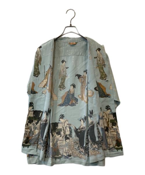 Sun Surf（サンサーフ）Sun Surf (サンサーフ) アロハシャツ SS32948 スカイブルー サイズ:Mの古着・服飾アイテム