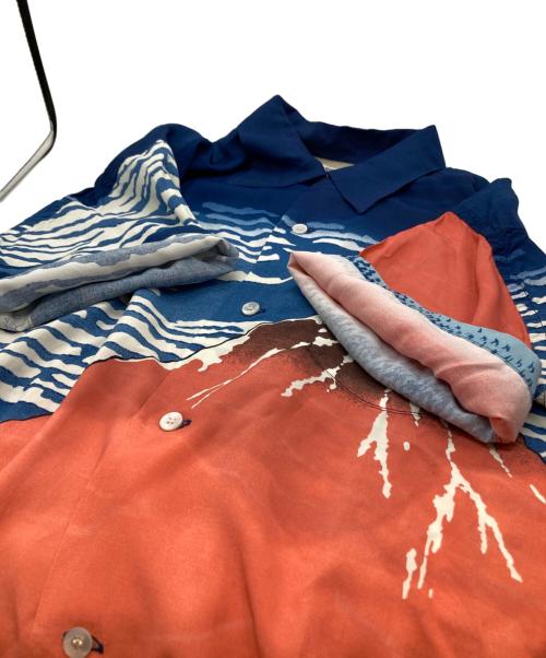 Sun Surf（サンサーフ）Sun Surf (サンサーフ) アロハシャツ SS37917 ブルー サイズ:Lの古着・服飾アイテム