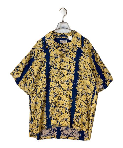 Sun Surf（サンサーフ）Sun Surf (サンサーフ) アロハシャツ ネイビー×イエロー サイズ:不明の古着・服飾アイテム