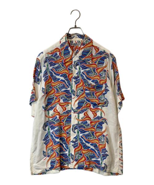 Sun Surf（サンサーフ）Sun Surf (サンサーフ) アロハシャツ SS32702 ブルー サイズ:Lの古着・服飾アイテム