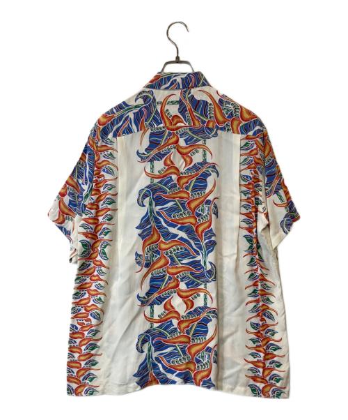 Sun Surf（サンサーフ）Sun Surf (サンサーフ) アロハシャツ SS32702 ブルー サイズ:Lの古着・服飾アイテム