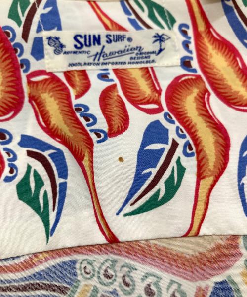 Sun Surf（サンサーフ）Sun Surf (サンサーフ) アロハシャツ SS32702 ブルー サイズ:Lの古着・服飾アイテム