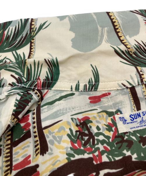 Sun Surf（サンサーフ）Sun Surf (サンサーフ) アロハシャツ グリーン サイズ:不明の古着・服飾アイテム