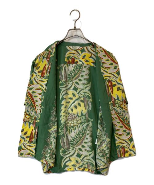 THE FLAT HEAD（ザ・フラットヘッド）THE FLAT HEAD (ザ・フラットヘッド) アロハシャツ グリーン サイズ:Lの古着・服飾アイテム