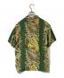 THE FLAT HEAD (ザ・フラットヘッド) アロハシャツ グリーン サイズ:L：7000円