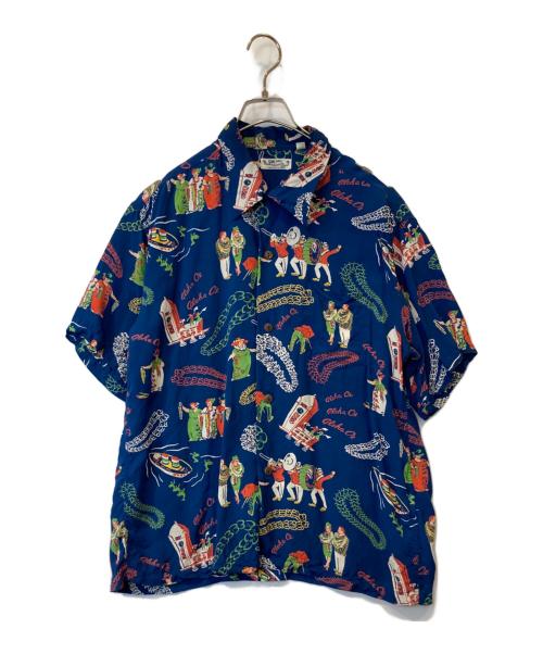 Sun Surf（サンサーフ）Sun Surf (サンサーフ) アロハシャツ SS38320 ブルー サイズ:Lの古着・服飾アイテム