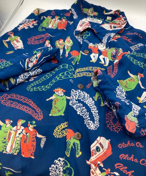 Sun Surf（サンサーフ）Sun Surf (サンサーフ) アロハシャツ SS38320 ブルー サイズ:Lの古着・服飾アイテム