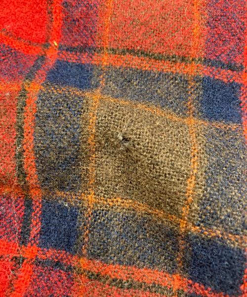 PENDLETON（ペンドルトン）PENDLETON (ペンドルトン) ウールチェックシャツ　70's レッド サイズ:Sの古着・服飾アイテム