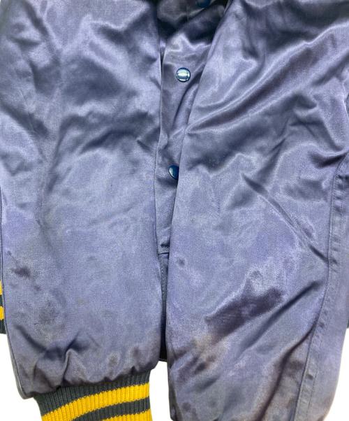Champion（チャンピオン）Champion (チャンピオン) Satin Award Jacket　50's ランタグ ネイビー サイズ:34の古着・服飾アイテム