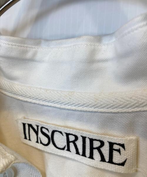 INSCRIRE（アンスクリア）INSCRIRE (アンスクリア) ボーダーラガーシャツ　I18AW-CUT7 イエロー×パープル サイズ:FREEの古着・服飾アイテム