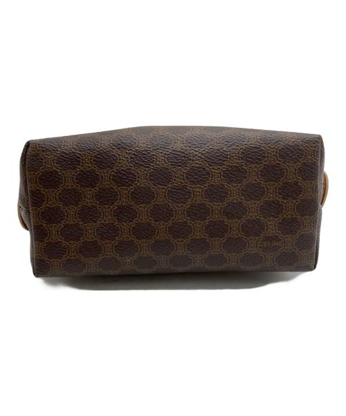 CELINE（セリーヌ）CELINE (セリーヌ) マカダム柄 ポーチ ブラウンの古着・服飾アイテム