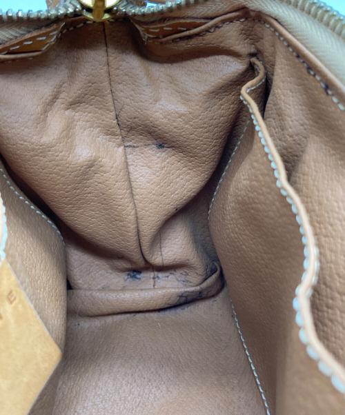 CELINE（セリーヌ）CELINE (セリーヌ) マカダム柄 ポーチ ブラウンの古着・服飾アイテム