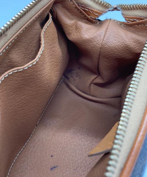 CELINE（セリーヌ）CELINE (セリーヌ) マカダム柄 ポーチ ブラウンの古着・服飾アイテム