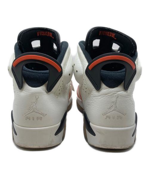 NIKE（ナイキ）NIKE (ナイキ) AIR JORDAN 6 RETRO GATORADE スニーカー 384664-145 ホワイト×オレンジ サイズ:27.5cmの古着・服飾アイテム
