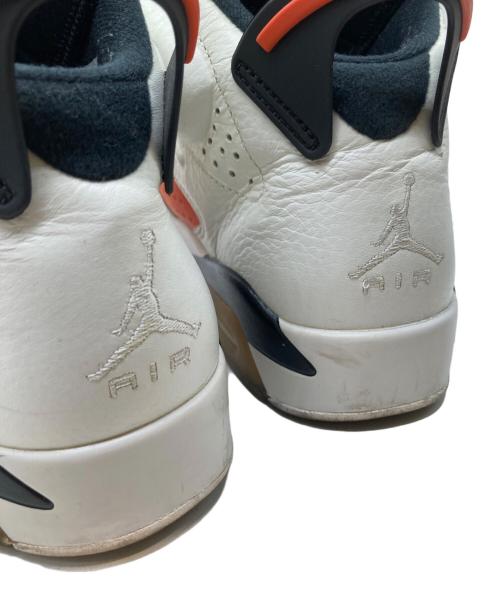 NIKE（ナイキ）NIKE (ナイキ) AIR JORDAN 6 RETRO GATORADE スニーカー 384664-145 ホワイト×オレンジ サイズ:27.5cmの古着・服飾アイテム