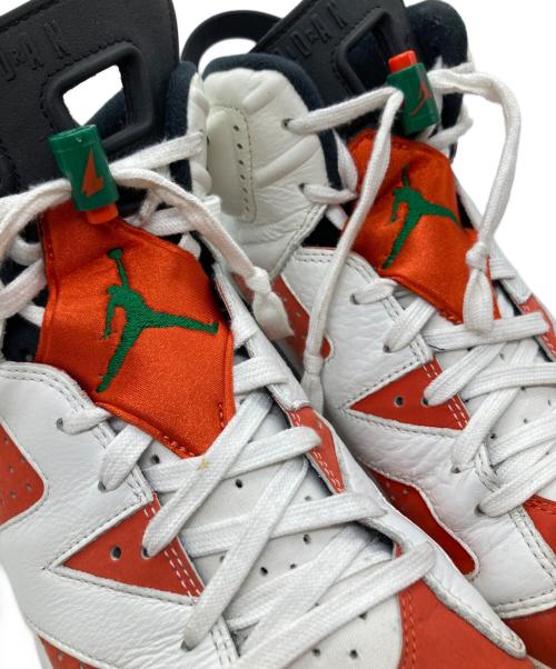 NIKE（ナイキ）NIKE (ナイキ) AIR JORDAN 6 RETRO GATORADE スニーカー 384664-145 ホワイト×オレンジ サイズ:27.5cmの古着・服飾アイテム