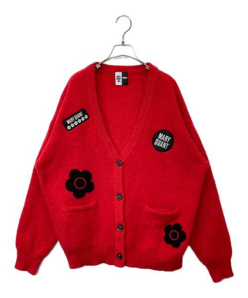 MARY QUANT（マリークヮント）MARY QUANT (マリークヮント) PUBLUX (パブリュクス) 厚手カーディガン　PB0530-4 レッド サイズ:FREEの古着・服飾アイテム
