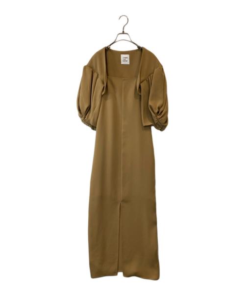 THINGS THAT MATTER（シングスザットマター）things that matter (シングスザットマター) NEW BOLERO & CAMISOLE MAXI DRESS 0583TM0239P ワンピース ブラウン サイズ:FREE 未使用品の古着・服飾アイテム