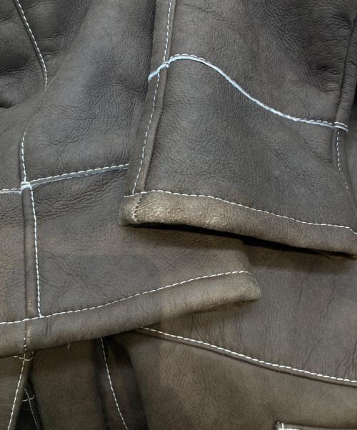 Cinquanta（チンクワンタ）Cinquanta (チンクワンタ) ムートンコート ブラウン サイズ:46の古着・服飾アイテム